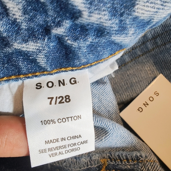 S.O.N.G Light Blue Denim Jeans - Picture 11 of 15